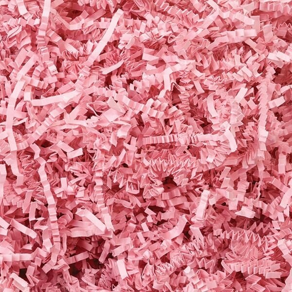 Nashville Wraps Pink Crinkle Cut Shredded Paper, 10 lb Box ZF10PI - main