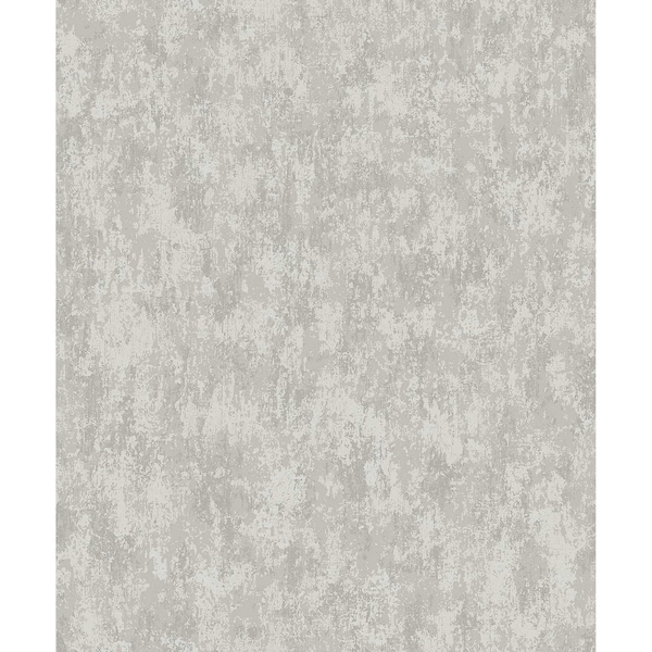 A-Street Prints Haliya Silver Metallic Plaster Wallpaper 4105-86661 - main