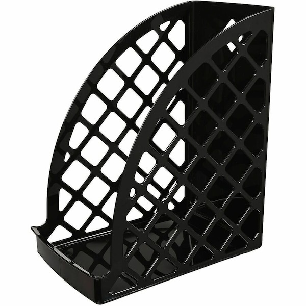 Deflecto Magazine File, Black, Plastic DEF34904 - main