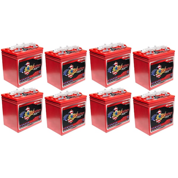U.S. Battery US-8VGC-XC2 8V 170Ah Deep Cycle Flooded Battery Group GC8, 8PK US 8VGC XC2 - main