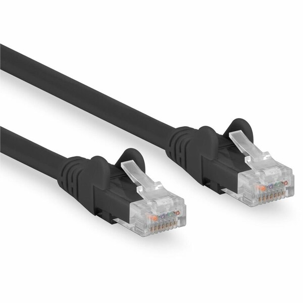 Rocstor 4 FT CAT6 ETHERNET CABLE - SNAGLESS -BLACK Y10C816-BK - main