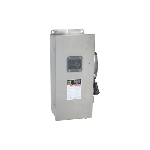 Square D 100A AMP 600V-AC 600V-DC FUSIBLE DISCONNECT SWITCH CH363DS - main