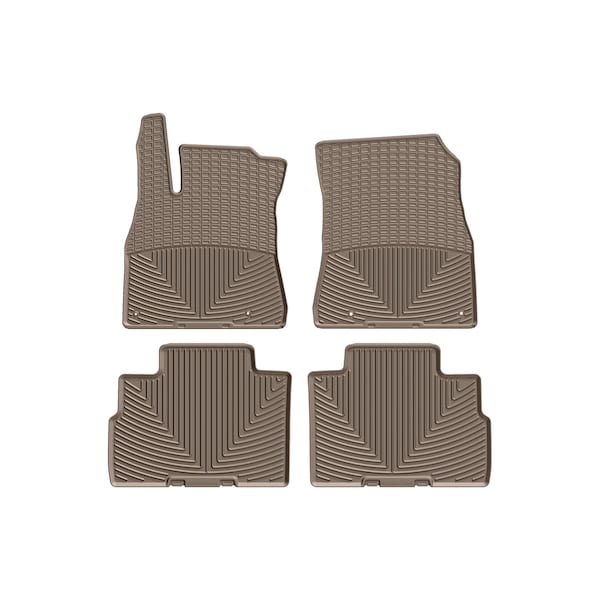 Weathertech Tan, Front and Rear All Weather Floor Mats W544TN-W545TN - main