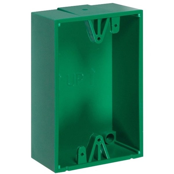 Safety Technology International Back Box, Polycarbonate, Green KIT-71100A-G - main