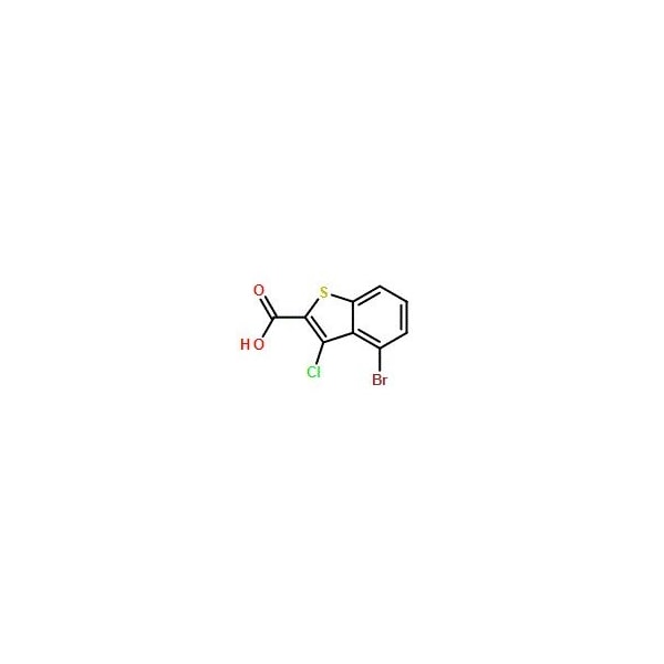 Ak Scientific 4-Bromo-3-chloro-1-benzothiophene-2-carboxylic acid (250mg), CAS 926257-36-5 3420AF-250mg - main