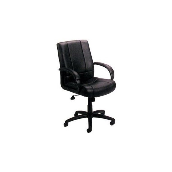 Boss Office Products Caressoft Executive Mid Back Chair B7906 - main