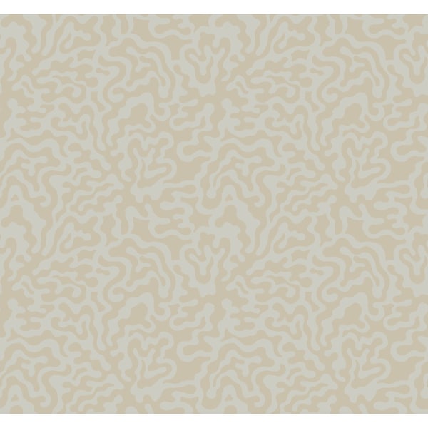 York Wallcoverings Nebulous Cloud Grey and Gold Wallpaper AG2023 - main