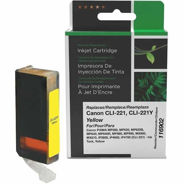 Clover Imaging Group Imaging Remanufactured Yellow Ink Cartridge 116902 - main