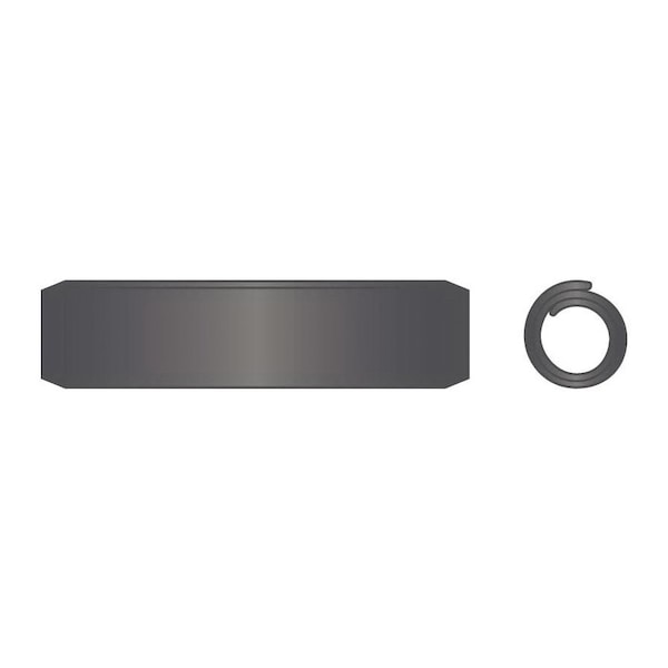 Huyett Coiled Spring Pin, HD, Phosphate Coat High Carbon Steel, 0.094 in Dia x 0.688 in L MS39086-083 - main