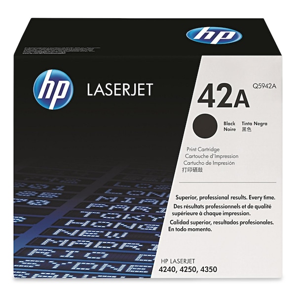 Hp Toner Cartridge, Black Q5942A - main