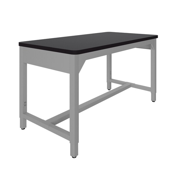 Diversified Spaces Lab Workbench, Top 72"x36" Charcoal/Blk AMS7236LCBS - main