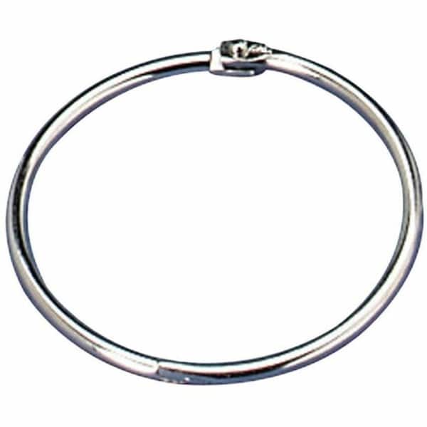 Officemate International Officemate Loose-Leaf Book Rings, 1" Diameter, Silver, 100/Box 99701 - main
