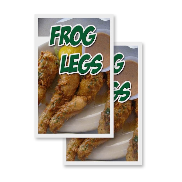 Signmission Frog Legs, Vinyl Decals Only 24 Inch x 36 Inch, Vinyl Decal, 2PK DSB-2436-2PACK-Frog Legs - main