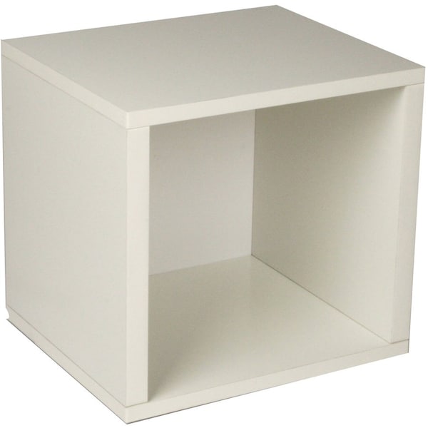Way Basics Eco Stackable Storage Cube, White BS-285-340-320-WE - main