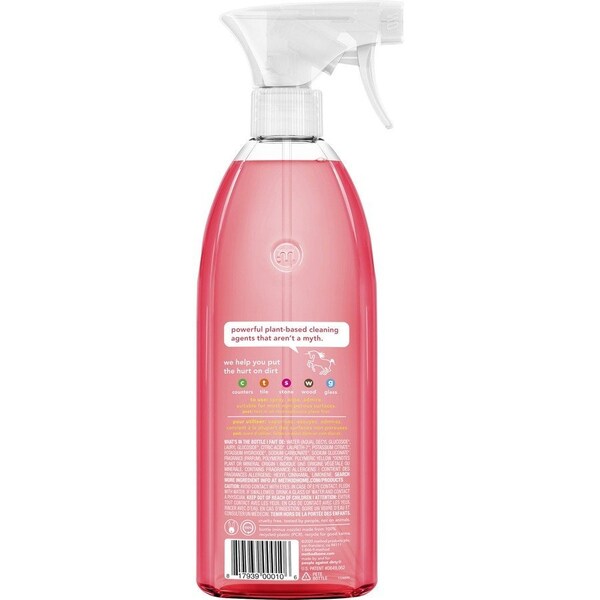 Method All Purpose Cleaner, Spray Bottle, 28 fl oz, Pink Grapefruit, 8 PK 00010 - main
