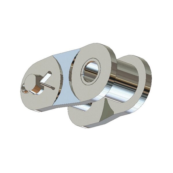 Senqcia Ultra-Max Single Strand Cottd Off Link, 40SS600 chain, .5P, .156 Pin, 600 SS 40SS600UMOL - main