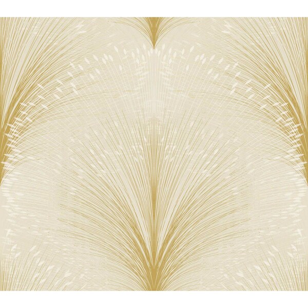 York Wallcoverings Papyrus Plume Beige Wallpaper OI0681 - main