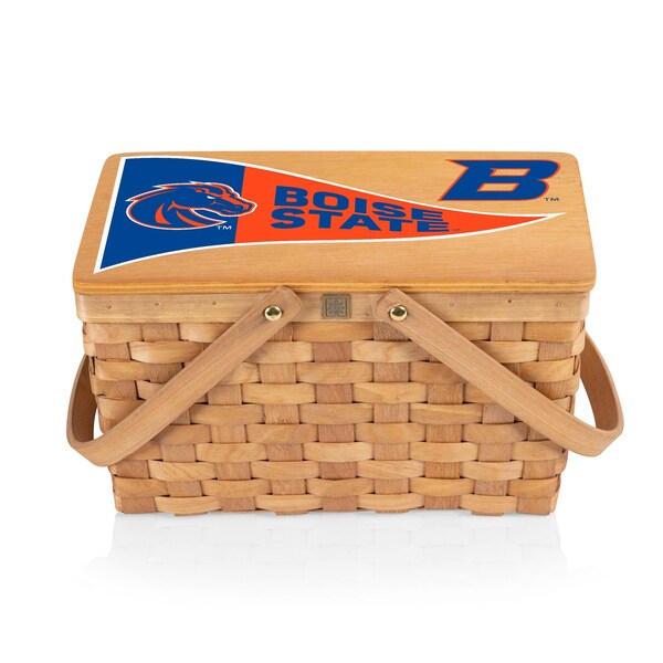 Picnic Time Family Of Brands NCAA Boise State Broncos Poppy Personal Picnic Basket 124-00-299-704-0 - main
