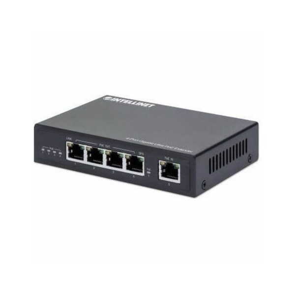 Intellinet Network Solutions INDOOR 4-PORT GIGABIT ULTRA POE EXTENDER, EXTENDS RANGE BEYOND THE 32 561617 - main