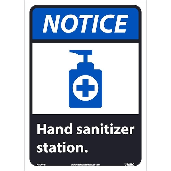 Nmc Notice Hand Sanitizer Station, N520PB N520PB - main