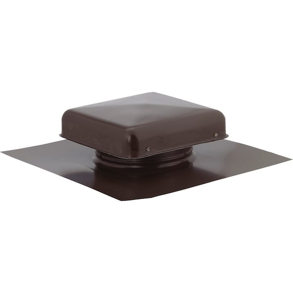 Norwesco 7-3/4 Galvanized Steel Brown Static Roof Mount Attic Vent 556159 - main