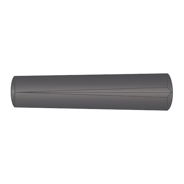 Huyett DIN 1471 Metric Grooved Pin, Low Carbon Steel, 3 mm Dia x 2.96 mm Small End Dia x 20 mm Length GPM-030-020-71 - main