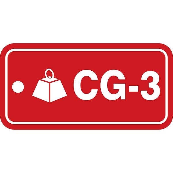 Accuform Energy Source ID Tag, CG-3, 1.5inx3in, Plastic, 5PK TDF103VPM - main
