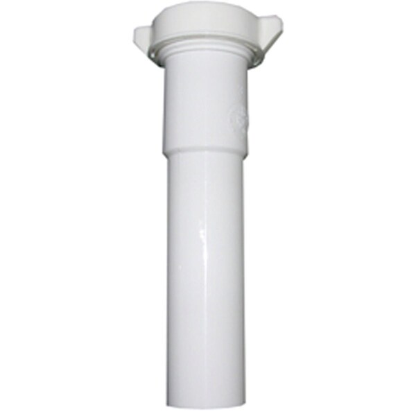 Westlake Pipe & Fittings 1-1/2'' ODx12'' L Wht Plastic Extension Tube 3/1/4325 - main