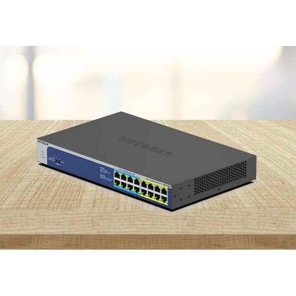 Netgear 16-PORT GIGABIT ETHERNET ULTRA60 POE+ UNMANAGED SWITCH WITH 8 PORTS POE GS516UP-100NAS - main