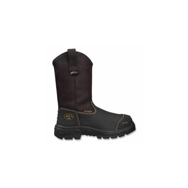 Oliver By Honeywell 65 Series 10 in Steel Toe Rigger Boot, Size 9, Leather, Brown 821-65493S-BRN-090 - main