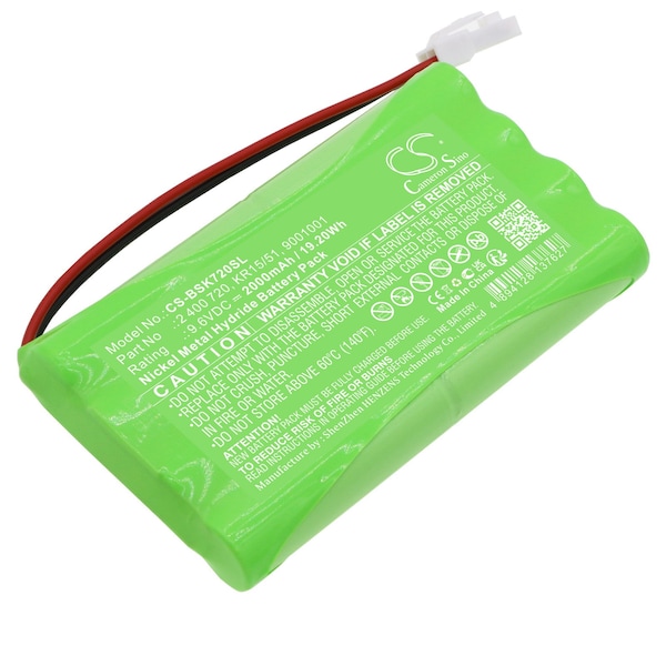Ilc SOMFY Axovia Replacement 9.6V 2AH Battery AXOVIA BATTERY - main