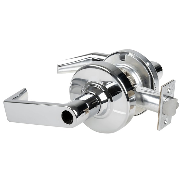 Schlage Grade 2 Storeroom Cylindrical Lock, Rhodes Lever, Conventional Less Cylinder, Bright Chrome ALX80L RHO 625 - main