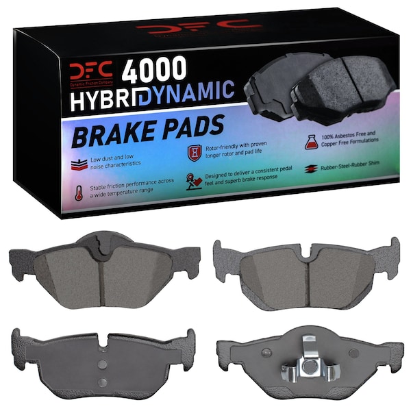 Dynamic Friction Co DFC 4000 HybriDynamic Brake Pads 4000-1267-00 - main