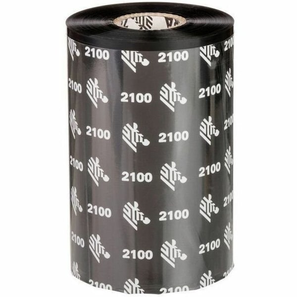 Zebra TT Ribbon, Wax, 4.33" x 1476', 1" Core 02100BK11045 - main