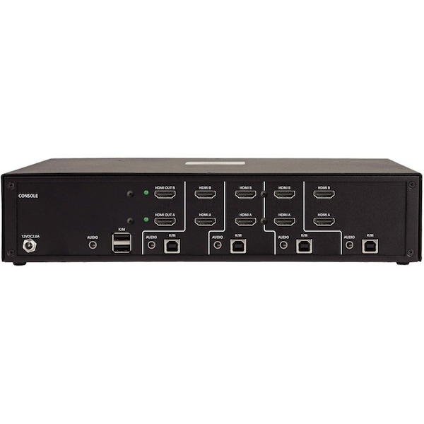 Eaton EATON Tripp Lite Series 4-Port Dual-Monitor Secure KVM Switch, HDMI, 4K, NIAP PP3.0, Audio, TAA B002A-UH2A4 - main