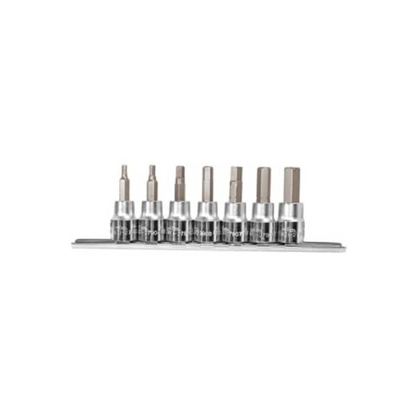 K-Tool International Metric Hex Bit Socket Set, 3/8"Dr, 7 pcs. KTI-27970 - main