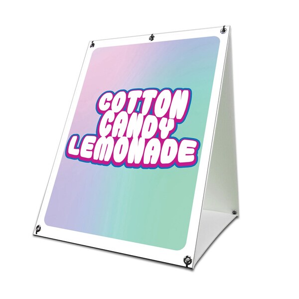 Signmission Cotton Candy Lemonade, 36 Inch x 24 Inch A-frame Yard Sign, Coroplast Yard Sign SBC-2436-30365 - main