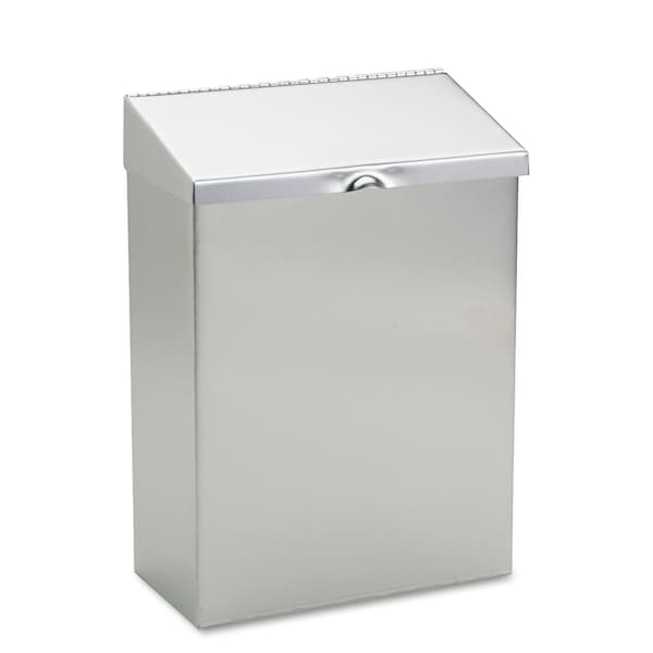 Hospeco Wall Mount Sanitary Napkin Receptacle, Stainless Steel ND-1E - main
