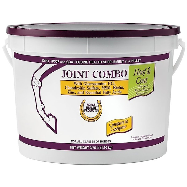 Farnam Horse Health Products Joint Combo Hoof and Coat Supplement, 3-in-1, Cinnamon Apple, 3.75 lb 3002579 - main