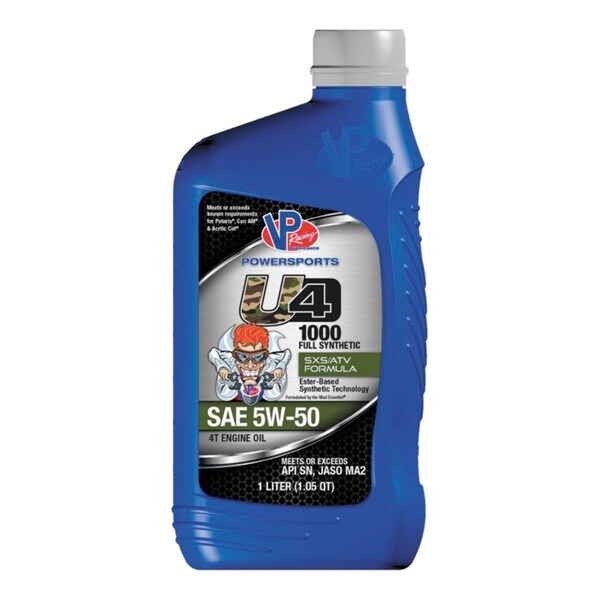 Vp Racing Fuels VP7165503 U4-1000 5W50 Synthetic Engine Oil V45 _ VP7165503 - main