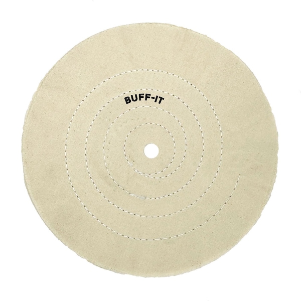 Renegade Products Usa Specialty Stitched Buffing Wheels (Renegade Buff-It: 10" 60/60 Fabric Construction) FCV10X4060UBM-SS-5/8AH-JB - main