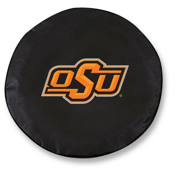 Holland Bar Stool Co 34 x 8 Oklahoma State Tire Cover TCAOKStUnBK - main