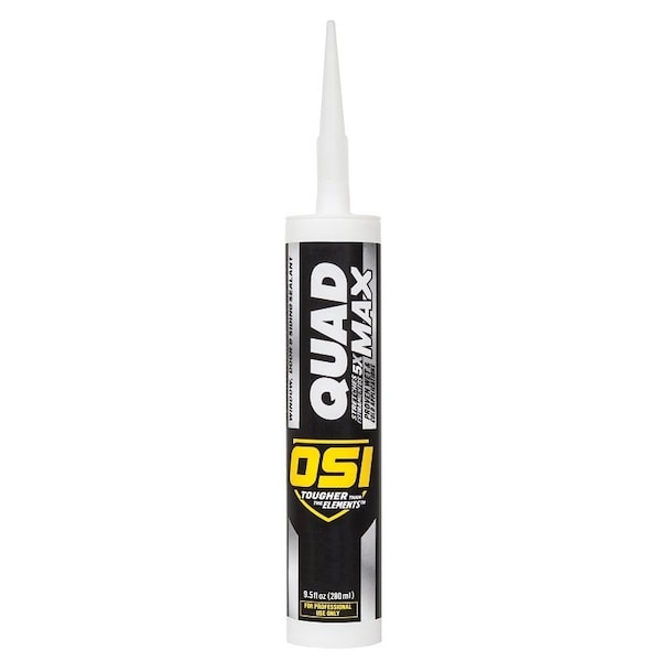 Osi QUAD MAX Sealant, Gray, -14 to 158 deg F, 9.5 oz Cartridge 1869643 - main