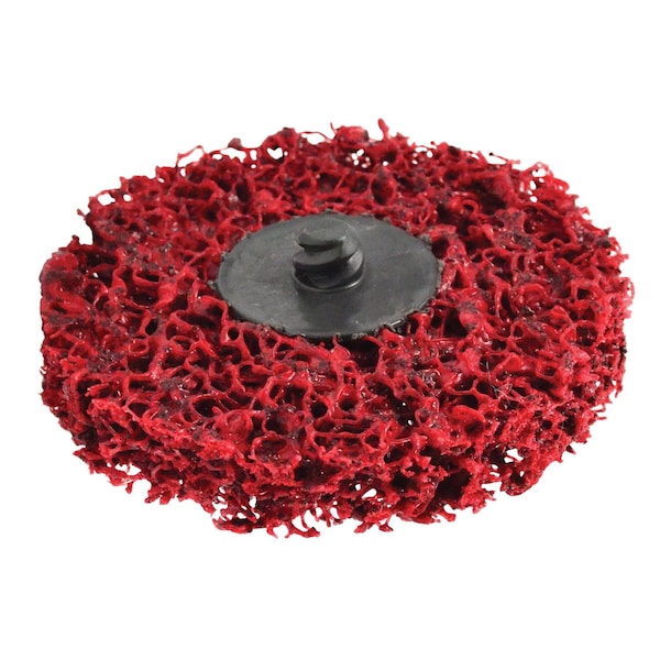 Superior Abrasives STRIPPING QUICK CHANGE DISC RED AO 3" TYPE-R XCRS A008306 - main