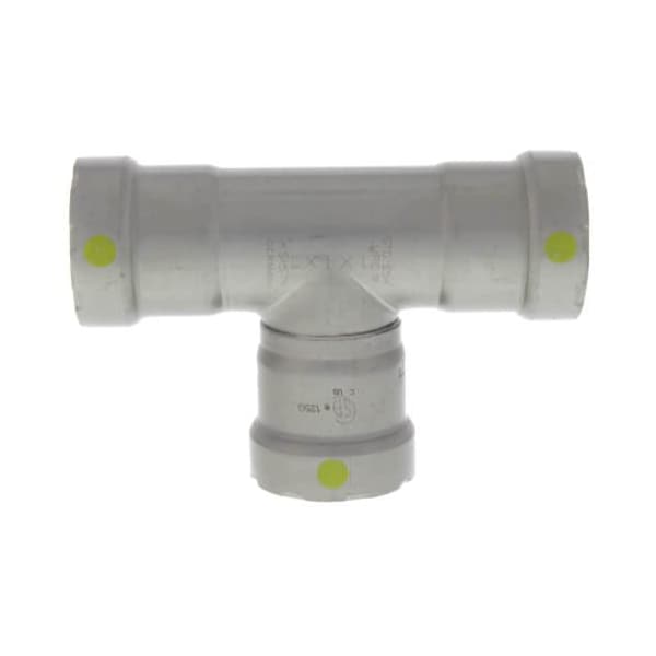 Viega MegaPressG tee P1 1 P2 1 P3 1 carbon steel zinc-nickel coating 25311 - main