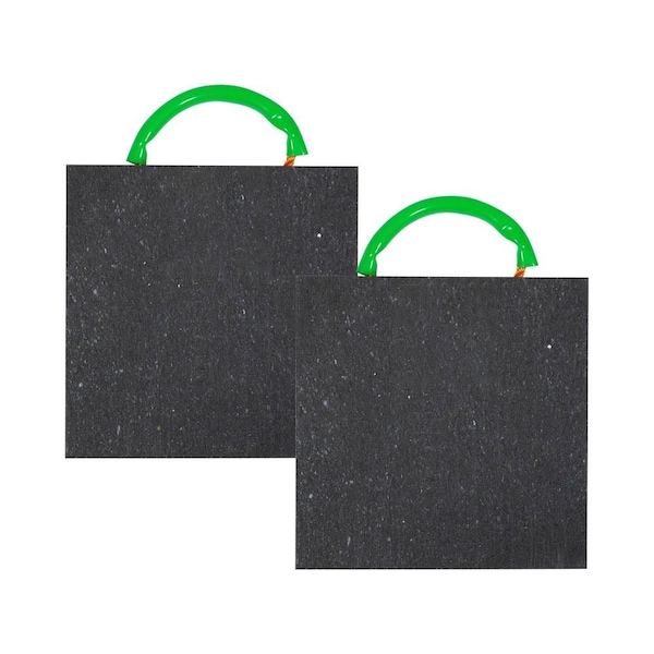 Mytee Products 15in x 15in x 1.5in Outrigger Pad w/ Ergonomic Handle Pad for RV, Crane, Wrecker, 2PK ORP-151515x2 - main