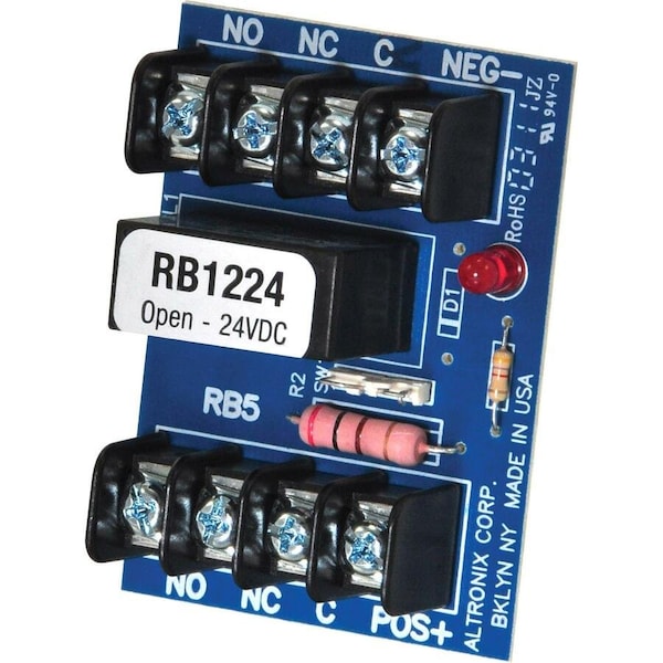 Altronix Relay Module 12/24VDC 75Ma DPDT, Relay, - RB1224 - main