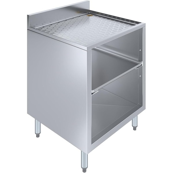 Amgood Stainless Steel Glass Rack Drain Cabinet 24 x 22.5 x 33 in AMG GRS-2224-Z - main