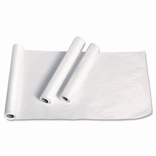 Medline Exam Table Paper, Deluxe Smooth, 18in x 225 ft, White, 12PK NON24322 - main