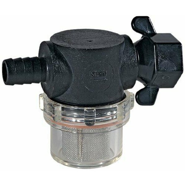 Pentair Shurflo 0.5 in. Barb Inlet, 0.5 in. NPSM Female Swivel Outlet Swivel Strainer SHR255-325 - main